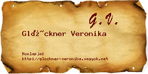 Glöckner Veronika névjegykártya